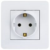 PODOMETNA VTIČNICA VILIS VARNOSTNA, BELA