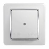 PODOMETNO STIKALO EKONOMIK NAVADNO 10AX BELI DUROPLAST, INDIKATOR