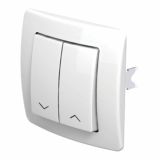 PODOMETNO STIKALO EKONOMIK ŽALUZIJSKO 10AX BELO, NT09