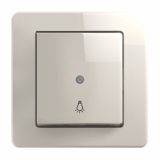 PODOMETNO TIPKALO EKONOMIK NAVADNO 10A, TI 51 BEŽ, LUČ, S TLIVKO