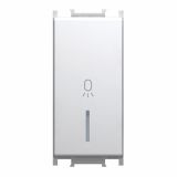 PODOMETNO TIPKALO MODUL NAVADNO 16A BELO,LUČ,IN02, 1M,BREZ TL