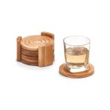 PODSTAVEK ZELLER PRESENT 12.7X7 CM 7 DELNI BAMBOO ZA KOZARCE