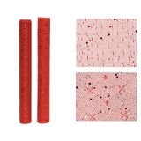 POGRINJEK DECORIS TKANINA PE, RDEČA 200X35 CM