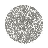 POGRINJEK ZELLER PRESENT LEAVES SIVI PVC FI 35 CM