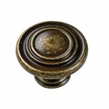 POHIŠTVEN GUMB HETTICH DIY, FI 32 MM, BRUNIRAN