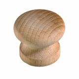 POHIŠTVEN GUMB HETTICH DIY, FI 35X29 MM, LESEN, SUROVA BUKEV