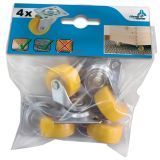 POHIŠTVENO KOLO DÖRNER + HELMER 30X14 MM PU-KOLO NOSIL. 20KG/KOLO ZAV=4KOS