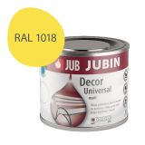 POKRIV.PREM.ZA KOV.,LES JUB JUBIN DECOR UNIVERSAL MAT RAL 1018 RUMEN 0.2 L