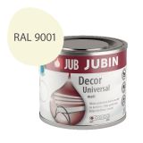 POKRIV.PREM.ZA KOV.,LES JUB JUBIN DECOR UNIVERSAL MAT RAL 9001 OFF WHITE 0.2 L