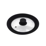 POKROVKA 20+22+24 CM STEKLENA Z ROBOM SILIKON