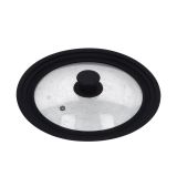 POKROVKA 24+26+28 CM STEKLENA Z ROBOM SILIKON