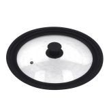 POKROVKA 28+30+32 CM STEKLENA Z ROBOM SILIKON