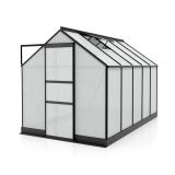 POLIKARBONATNI RASTLINJAK VITAVIA APOLLO 6200 VP4MM 2X3.2M ČRNA