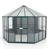 POLIKARBONATNI RASTLINJAK VITAVIA CIRCUS 9000 6MM ZELENA 284X336X383