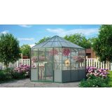 POLIKARBONATNI RASTLINJAK VITAVIA CIRCUS 9000 6MM ZELENA 284X336X383