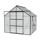 POLIKARBONATNI RASTLINJAK VITAVIA JUPITER 6700 VP 4MM ČRNA 2.6X2.6M