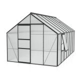 POLIKARBONATNI RASTLINJAK VITAVIA MERIDIAN 1 11500 VP4MM ČRNA 2.6X4.45M