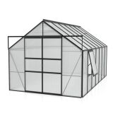 POLIKARBONATNI RASTLINJAK VITAVIA MERIDIAN 2 11500 VP4MM ČRNA 2.6X4.4M