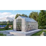 POLIKARBONATNI RASTLINJAK VITAVIA MERIDIAN 2 11500 VP6MM ALU 2.6X4.4M