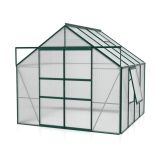 POLIKARBONATNI RASTLINJAK VITAVIA MERIDIAN 2 6700 VP4MM SMARAGDNA 2.6X2.6M