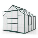 POLIKARBONATNI RASTLINJAK VITAVIA MERIDIAN 2 6700 VP4MM SMARAGDNA 2.6X2.6M