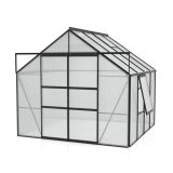 POLIKARBONATNI RASTLINJAK VITAVIA MERIDIAN 2 6700 VP6MM ČRNA 2.6X2.6M