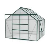 POLIKARBONATNI RASTLINJAK VITAVIA MERIDIAN 2 6700 VP6MM SMARAGDNA 2.6X2.6M