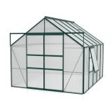 POLIKARBONATNI RASTLINJAK VITAVIA MERIDIAN 2 8300 VP4MM SMARAGDNA 2.6MX3.2M