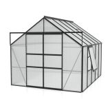 POLIKARBONATNI RASTLINJAK VITAVIA MERIDIAN 2 8300 VP6MM ČRNA 2.6X3.2M