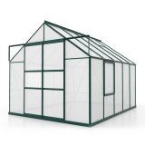 POLIKARBONATNI RASTLINJAK VITAVIA MERIDIAN 2 8300 VP6MM SMARAGDNA 2.6MX3.2M