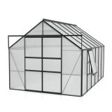 POLIKARBONATNI RASTLINJAK VITAVIA MERIDIAN 2 9900 VP6MM ČRNA 2.6X3.8M