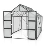 POLIKARBONATNI RASTLINJAK VITAVIA OLYMP 11500 HKP4MM ČRNA 254X257X448