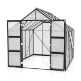 POLIKARBONATNI RASTLINJAK VITAVIA OLYMP 8300 HKP4MM ČRNA 254X257X324