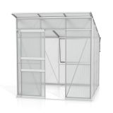 POLIKARBONATNI RASTLINJAK VITAVIA PALMA 4450 HKP 6 MM,BARVA ELOKSIRANO ALUMINIJ