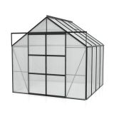 POLIKARBONATNI RASTLINJAK VITAVIA URAN 6700 HKP 4 MM ČRNA 246X257X258