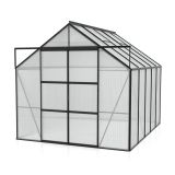 POLIKARBONATNI RASTLINJAK VITAVIA URAN 8300 HKP 4 MM ČRNA 246X257X321