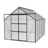 POLIKARBONATNI RASTLINJAK VITAVIA URAN 9900 HKP 4 MM ČRNA 246X257X383