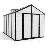 POLIKARBONATNI RASTLINJAK VITAVIA ZEUS COMFORT 10000 VP10MM ČRNA 2.6X3.9M