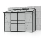 POLIKARBONATNI RASTLINJAK VITAVIA ZIDNI IDA 5200 VP 4MM ČRNA 2.6X2M