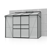 POLIKARBONATNI RASTLINJAK VITAVIA ZIDNI IDA 5200 VP 6MM ČRNA 2.6X2M