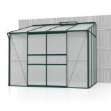 POLIKARBONATNI RASTLINJAK VITAVIA ZIDNI IDA 5200 VP 6MM SMARAGDNA 2.6X2M