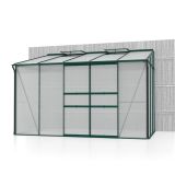 POLIKARBONATNI RASTLINJAK VITAVIA ZIDNI IDA 6500 VP 6MM SMARAGDNA 3.2X2M