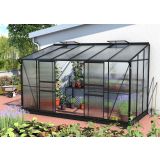 POLIKARBONATNI RASTLINJAK VITAVIA ZIDNI IDA 7800 VP 4MM ČRNA 3.9X2M