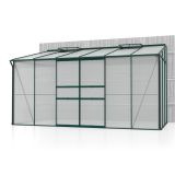 POLIKARBONATNI RASTLINJAK VITAVIA ZIDNI IDA 7800 VP 4MM SMARAGDNA 3.9X2M