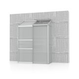 POLIKARBONATNI RASTLINJAK VITAVIA ZIDNI IDA 900 VP 4MM ALU 1.3X0.7M