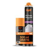 POLIURETANSKA PENA SIGILL SET PU FOAM UNIVERSAL 920 P 750 ML + 500 ML GRATIS