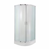 POLKROŽNA KAB.ZA PRHANJE FEROTEHNA EVORA 80 KABINA + KAD 80 KROM ALU PR., KALJ.ST.