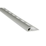 POLKROŽNA LETEV JMK PVC P PROFIL- DOL 2.70M 12.5MM SREBRNA