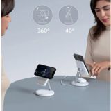 POLNILNIK ZA GSM ANKER POWERWAVE MAG-GO 2IN1 BELA