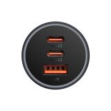 POLNILNIK ZA GSM BASEUS AVTO POLNILEC 65W USB-C BASEUS ČRN